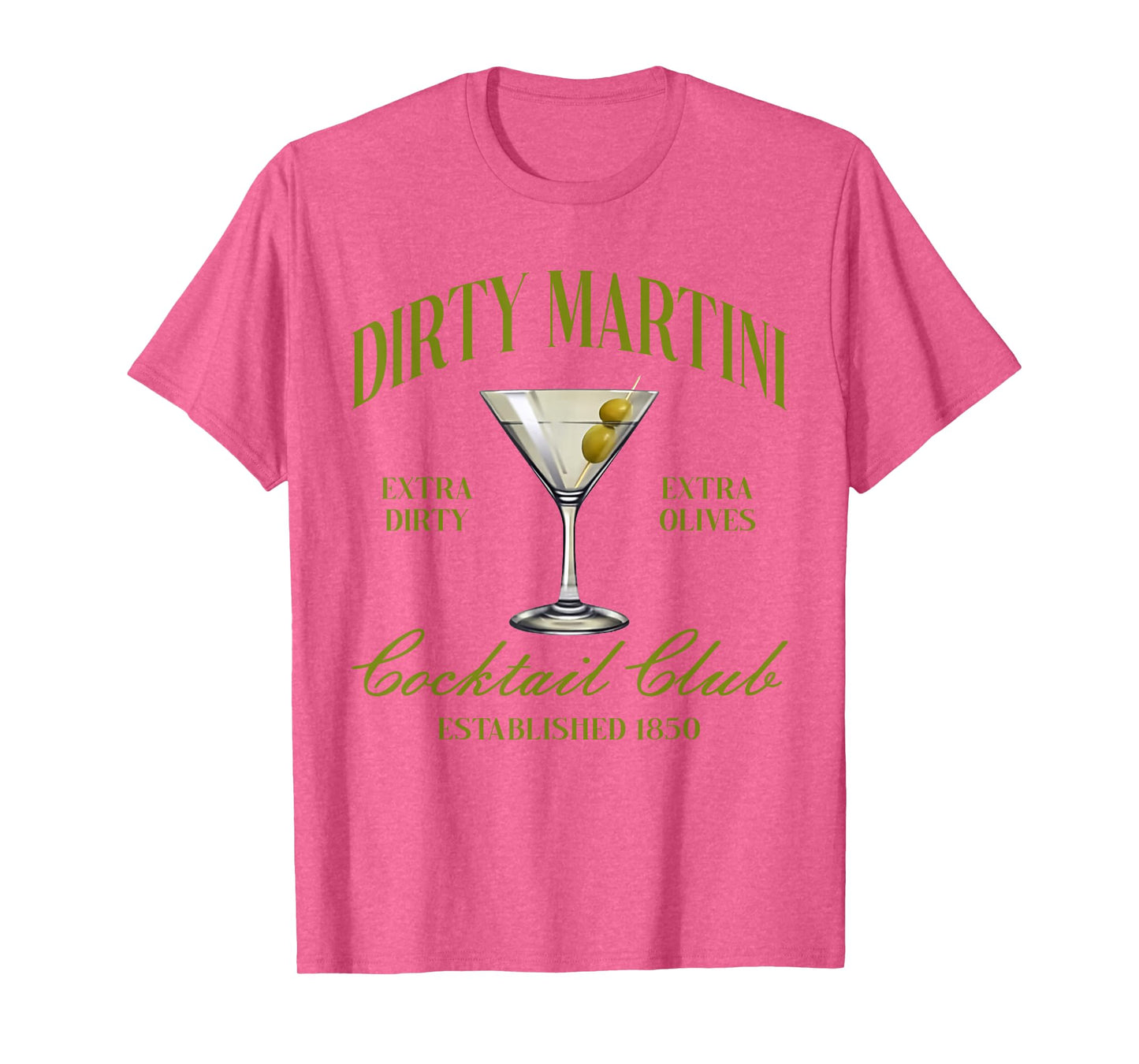 Dirtyy Bachelorette Martini Cocktail Club Martini Drinking T-Shirt