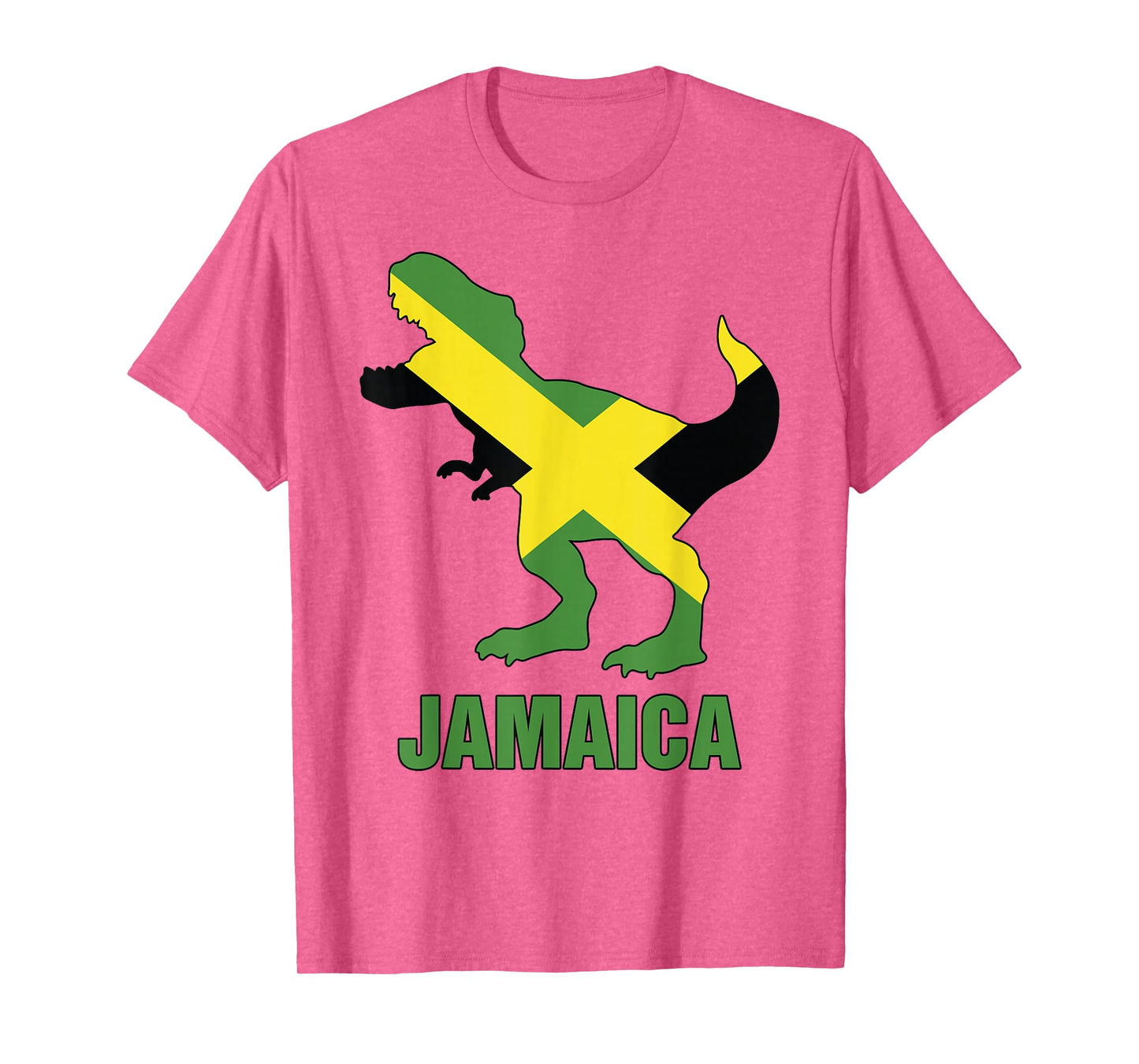 Jamaica-Shirt Boys T-Rex Jamaican Flag Toddler Kids T-Shirt