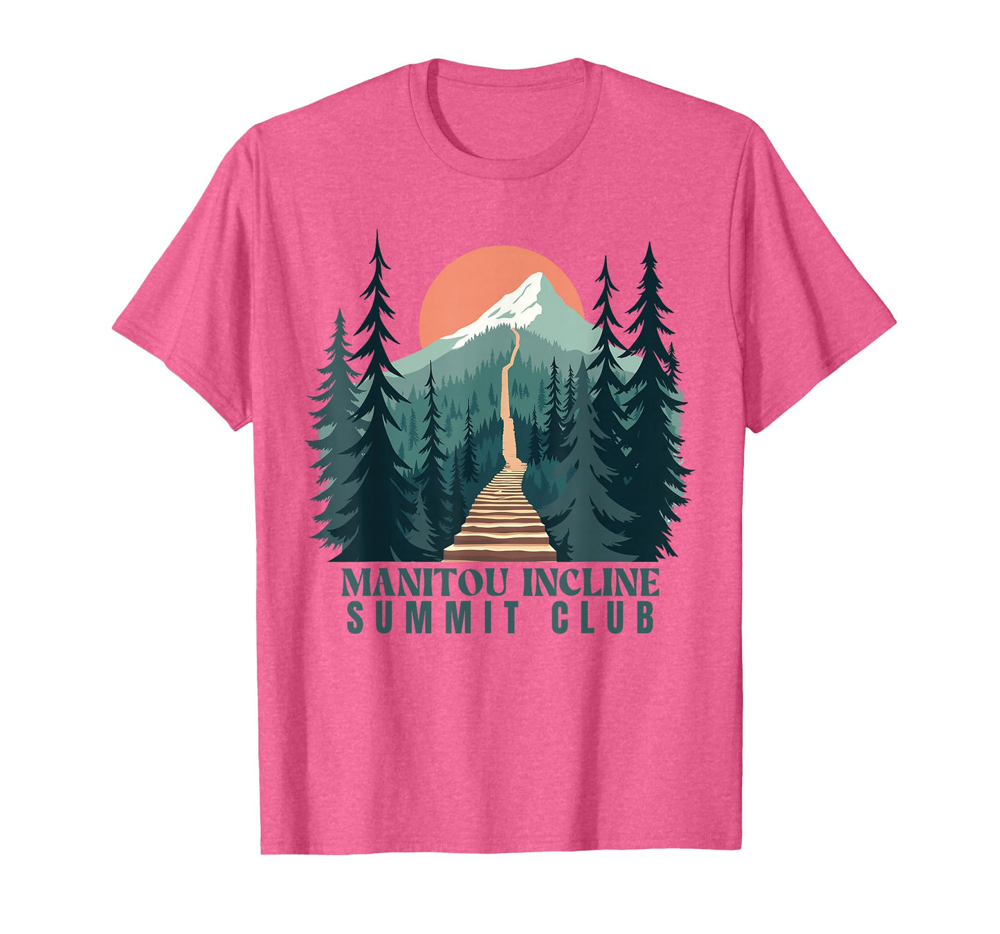 Manitou Incline Summit Club, Hiking Manitou Incline T-Shirt