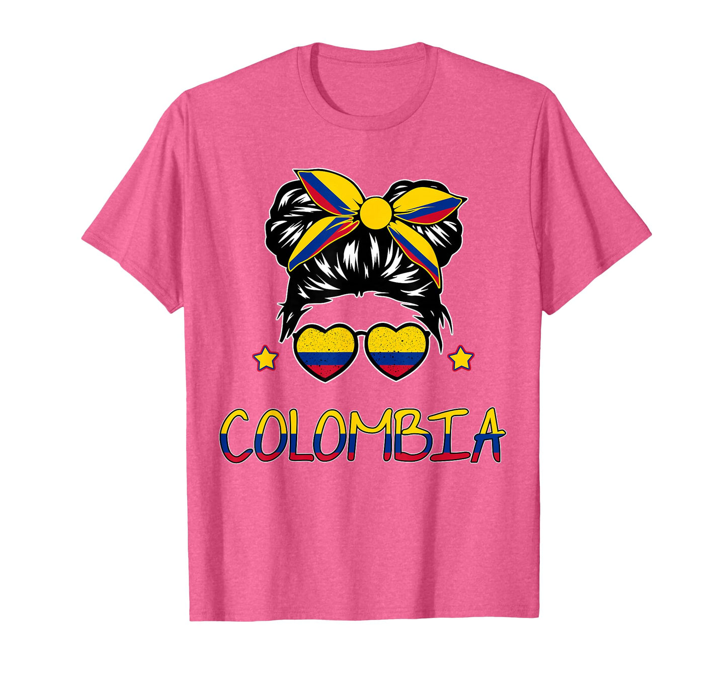 Girls Colombian Flag Kids Hispanic Heritage Month Colombia T-Shirt