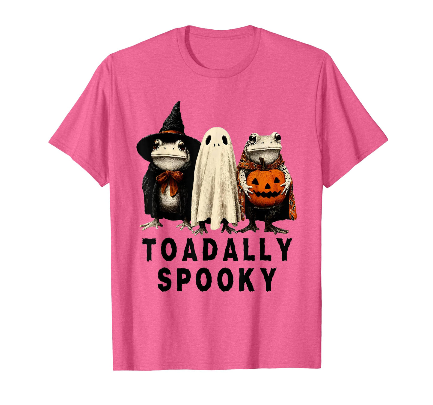 Toad-Ally Spooky Funny Frog Ghost Halloween T-Shirt