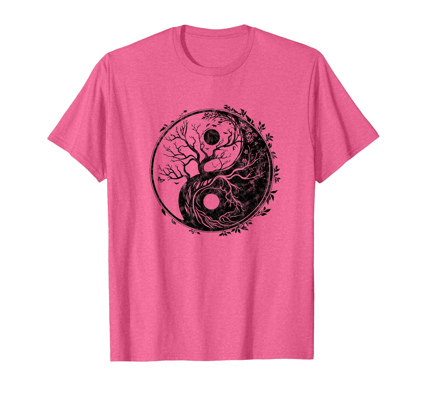 Yin Yang symbol, tree of life, Tai chi, Qigong, yoga, Taoism T-Shirt