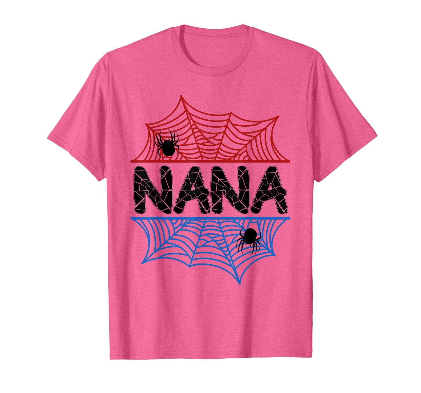 Nana Of The Birthday Boy Spider Grandma Bday Party T-Shirt