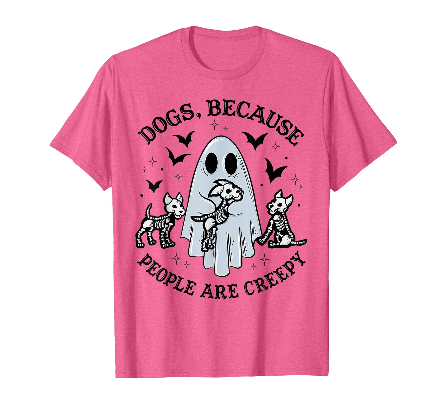 Dogs Because People Are Creepy Halloween Dog Grooming T-Shirt