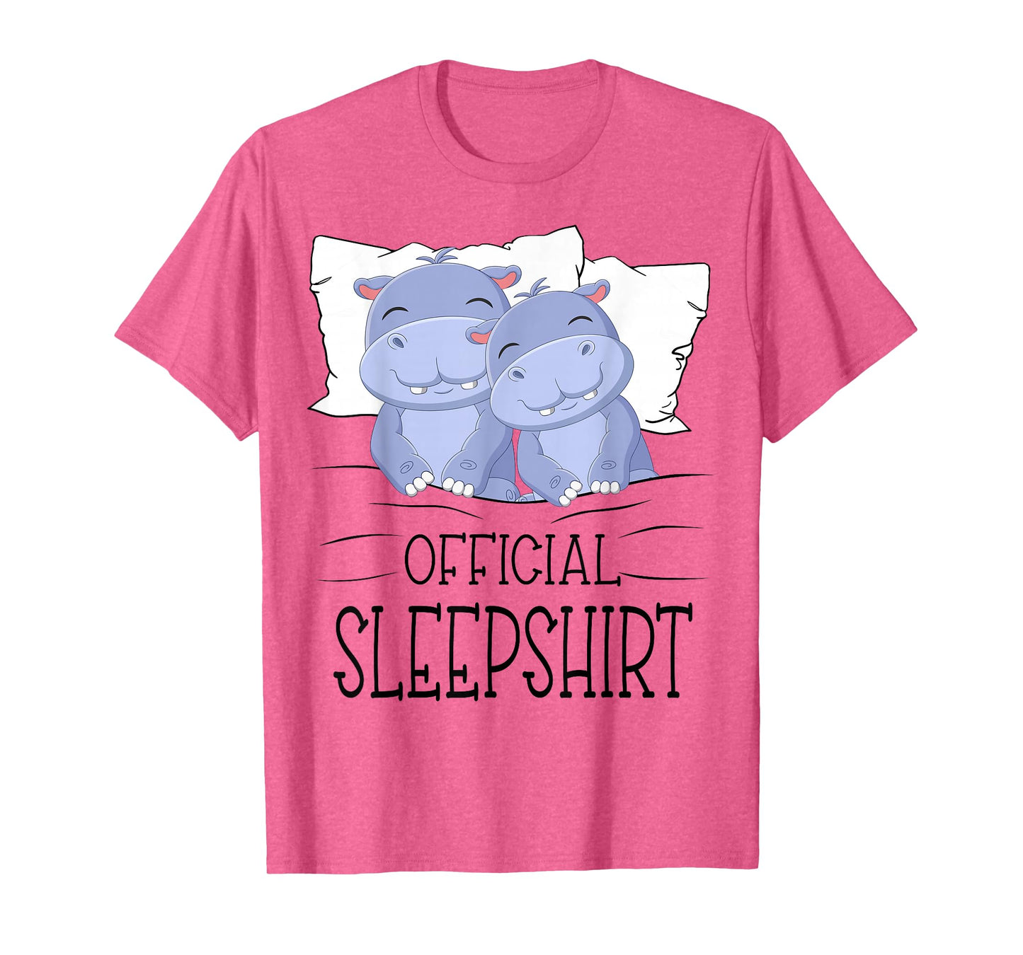 Hippo Hippopotamus Hippos Sleep Pajamas Gifts For Men Women T-Shirt