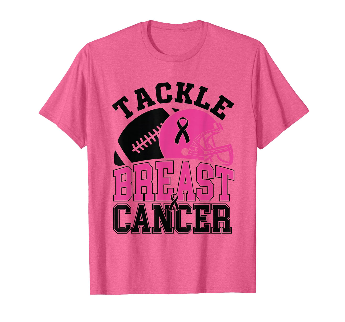 Tackle Breast Cancer Awareness American Football Women Kids T-Shirt