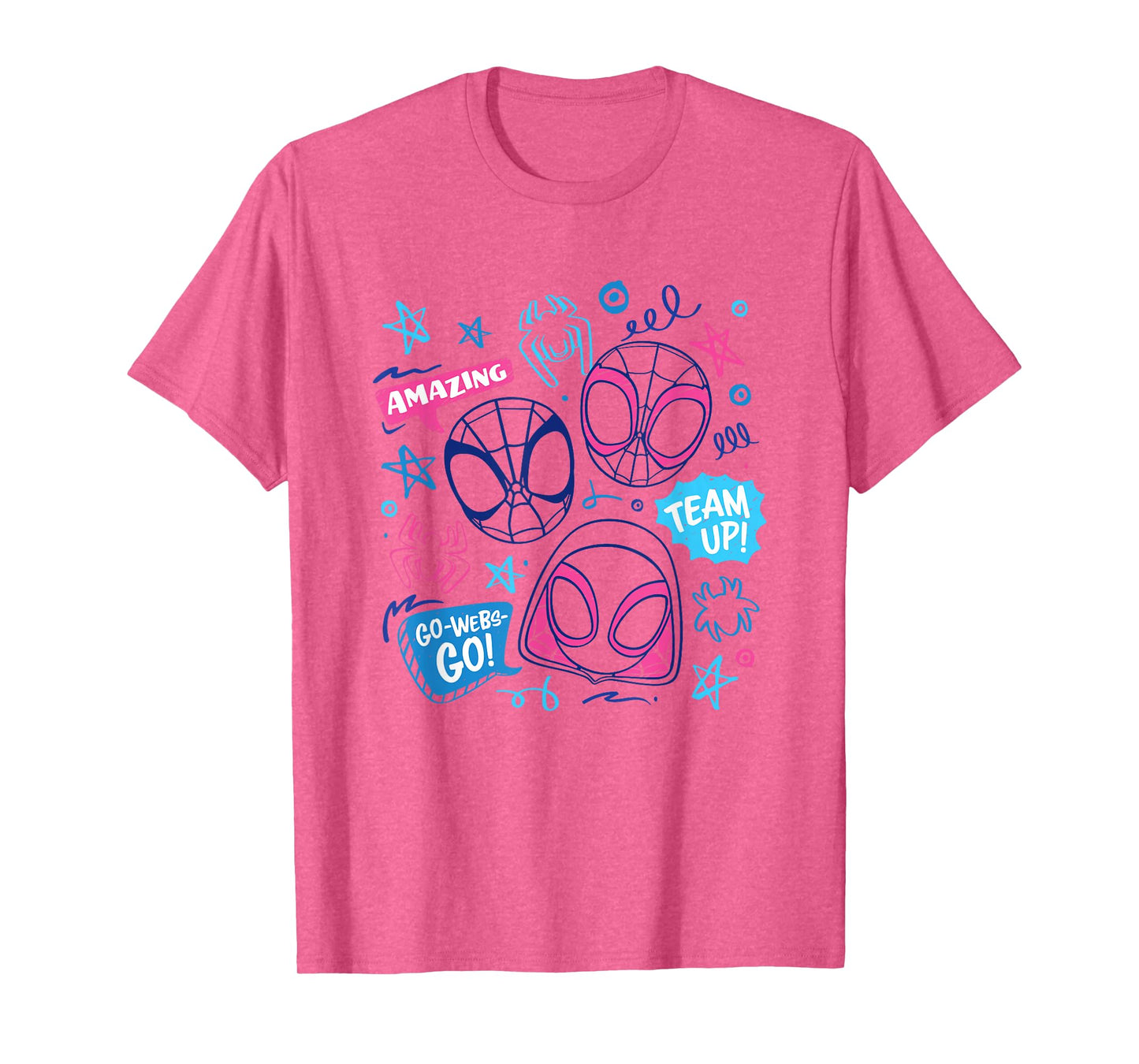 Marvel Spidey And His Amazing Friends Amazing Team Doodles T-Shirt