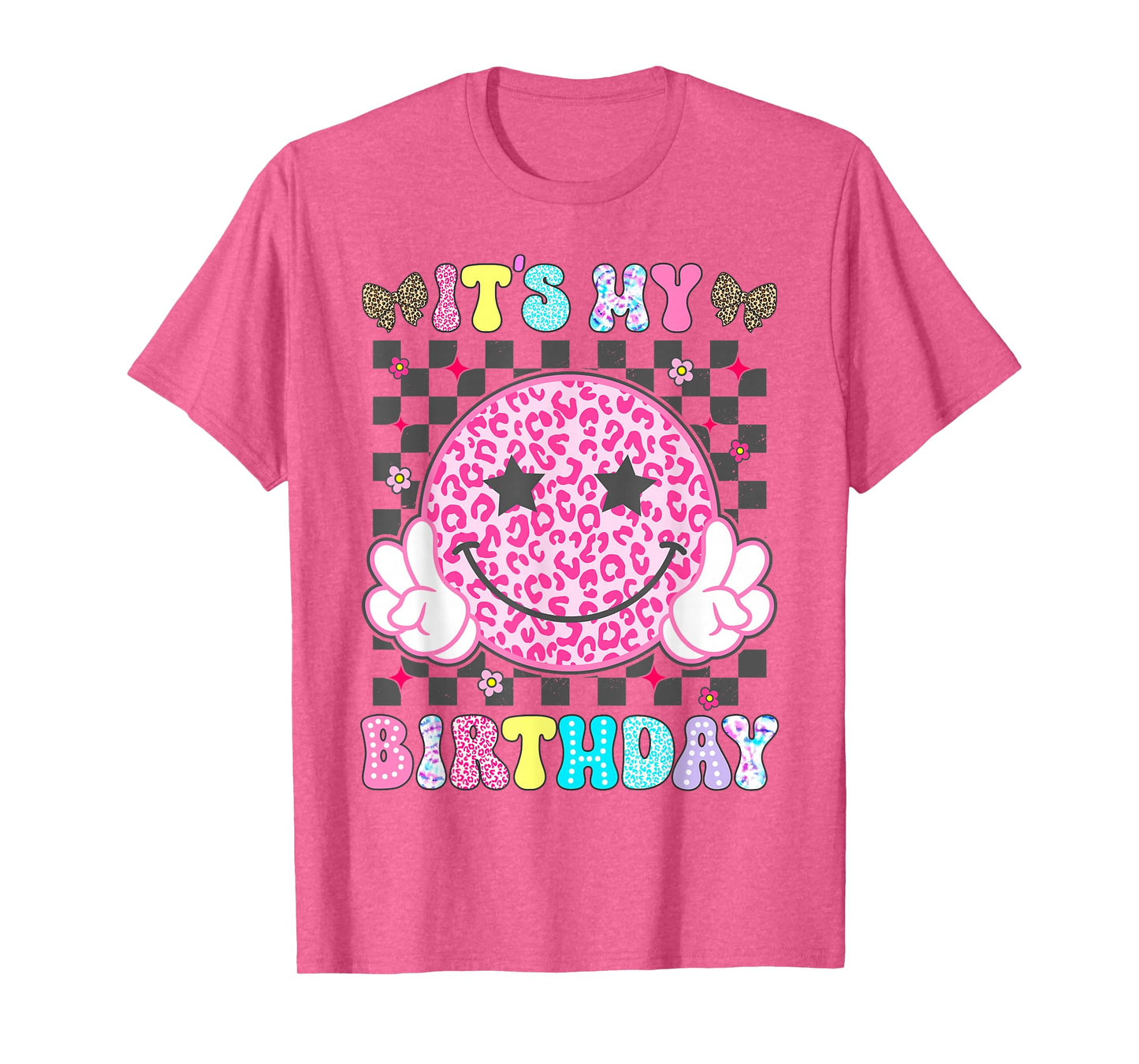 Its My Birthday Shirt for Girls Women Teens Kid Smile Face T-Shirt