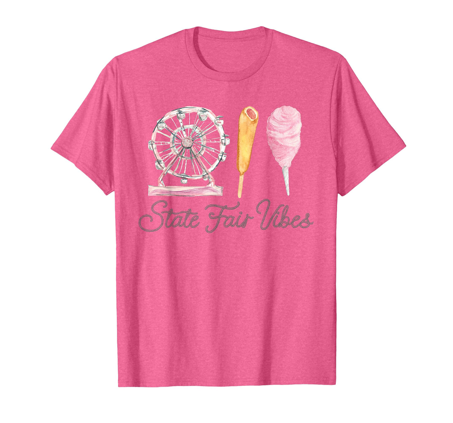 STATE FAIR VIBES, FAIR THEMED BIRTHDAY, RODEO OUTFIT TEE T-Shirt