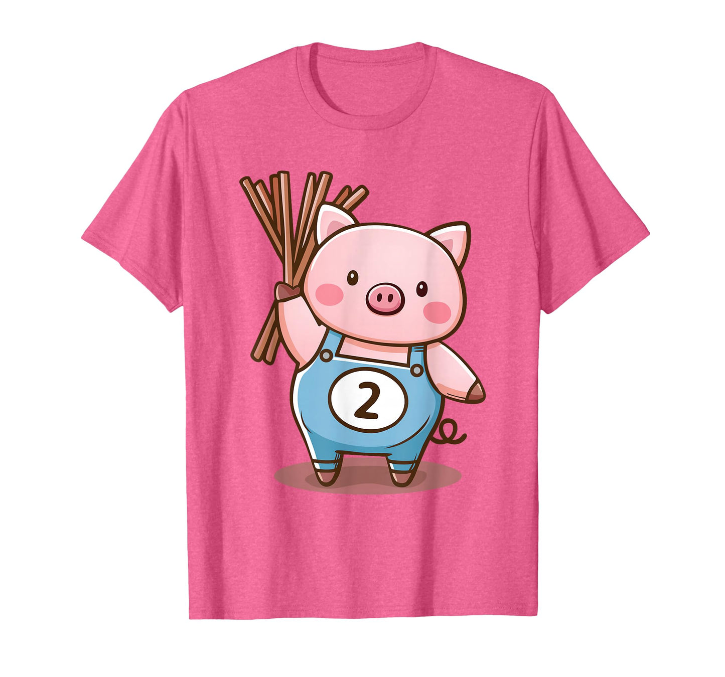 Three Little Pigs Pig 2 Costume Kids Girls Boys Men Women T-Shirt