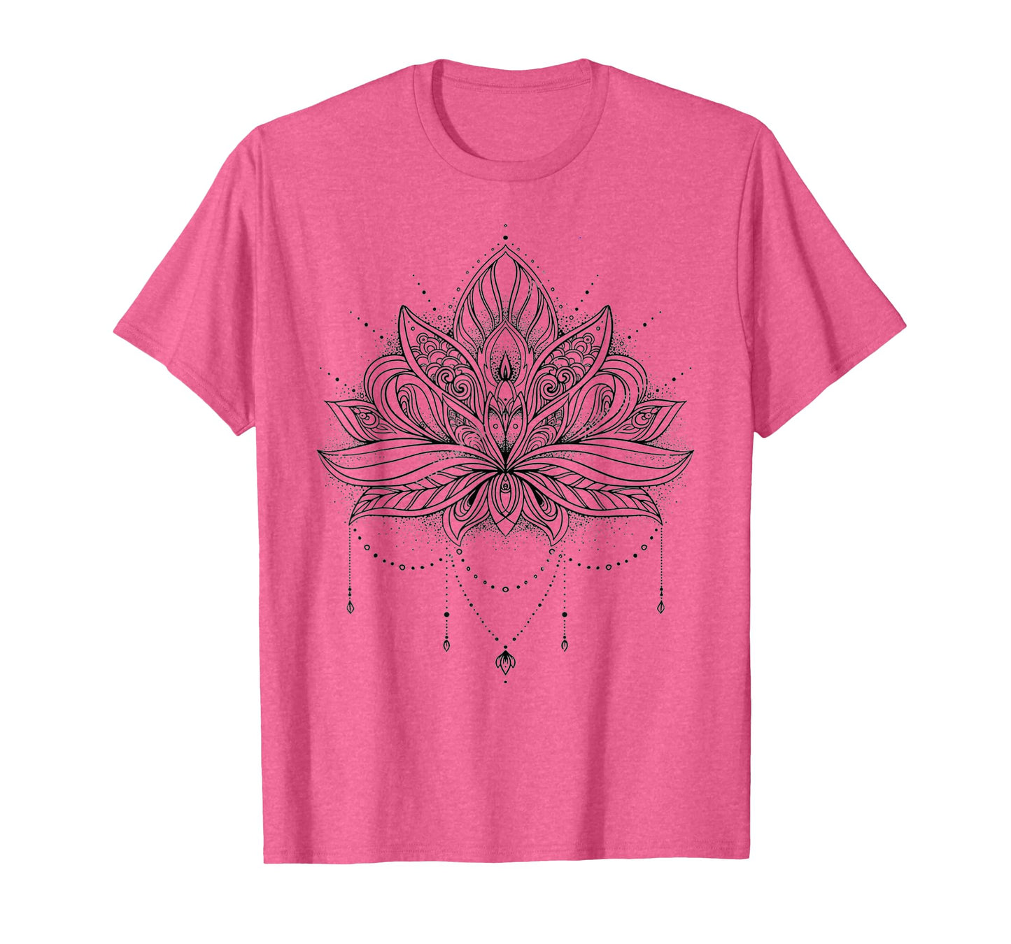 Sacred Geometry Meditation Positivity Love Mandala Lotus T-Shirt