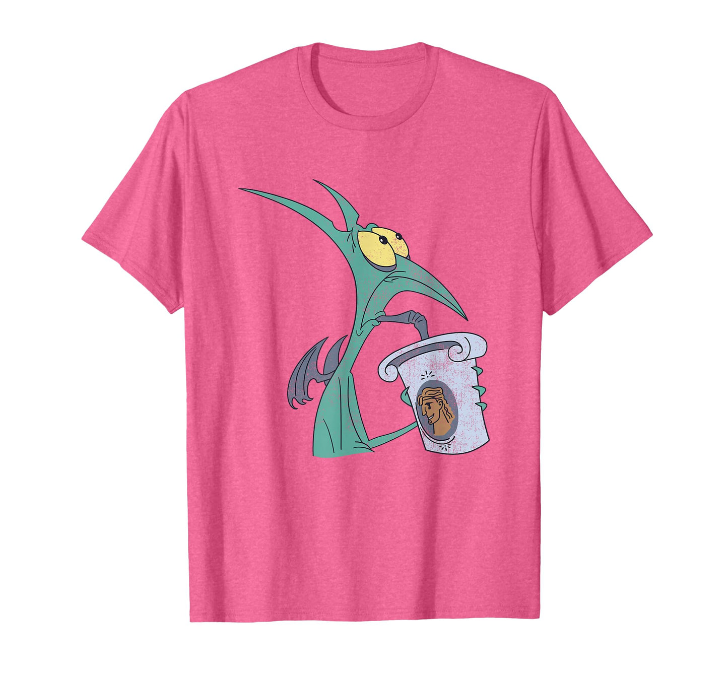 Disney Hercules I Am Panic Distressed Big Chest Portrait T-Shirt