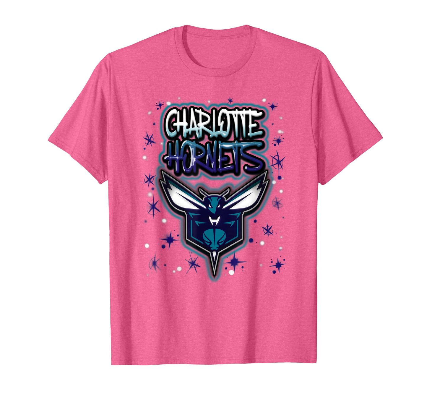 NBA Charlotte Hornets Airbrush Logo T-Shirt