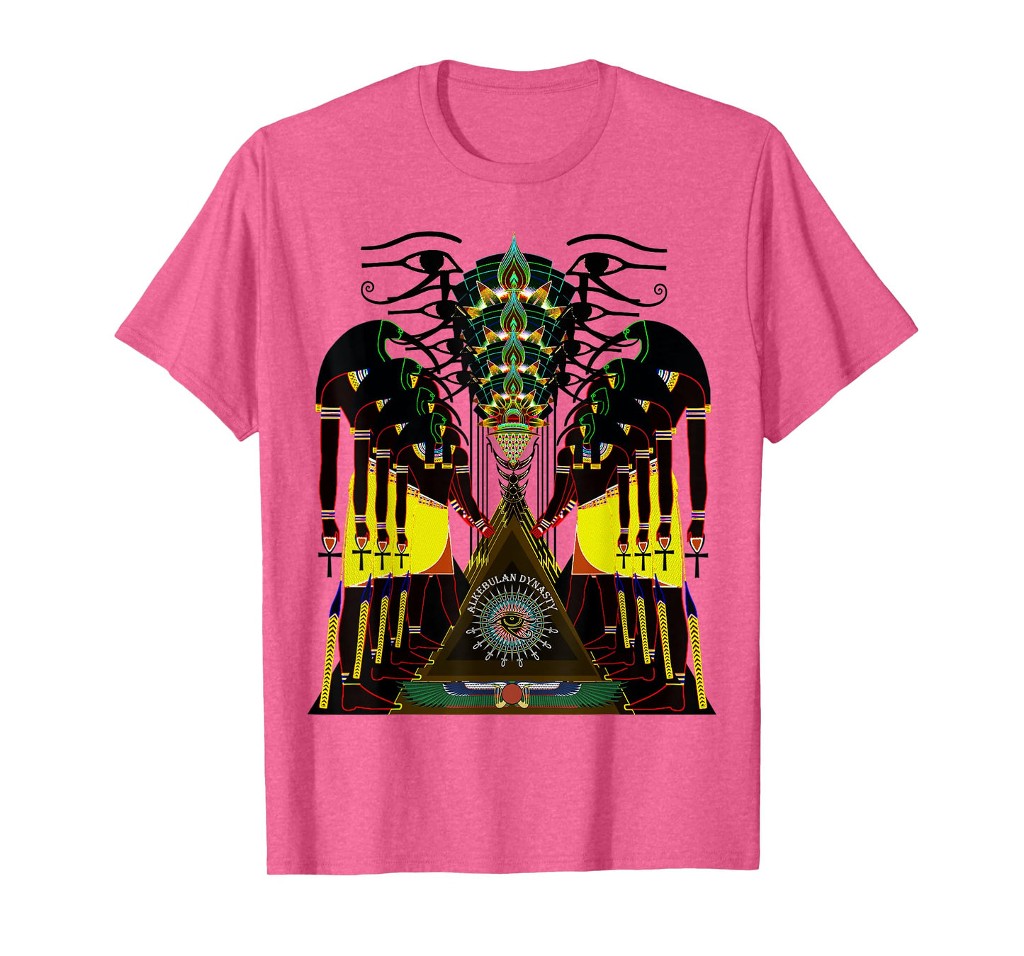 Psychedelic Fractal Ancient Egyptian God Thoth Tehuti T-Shirt