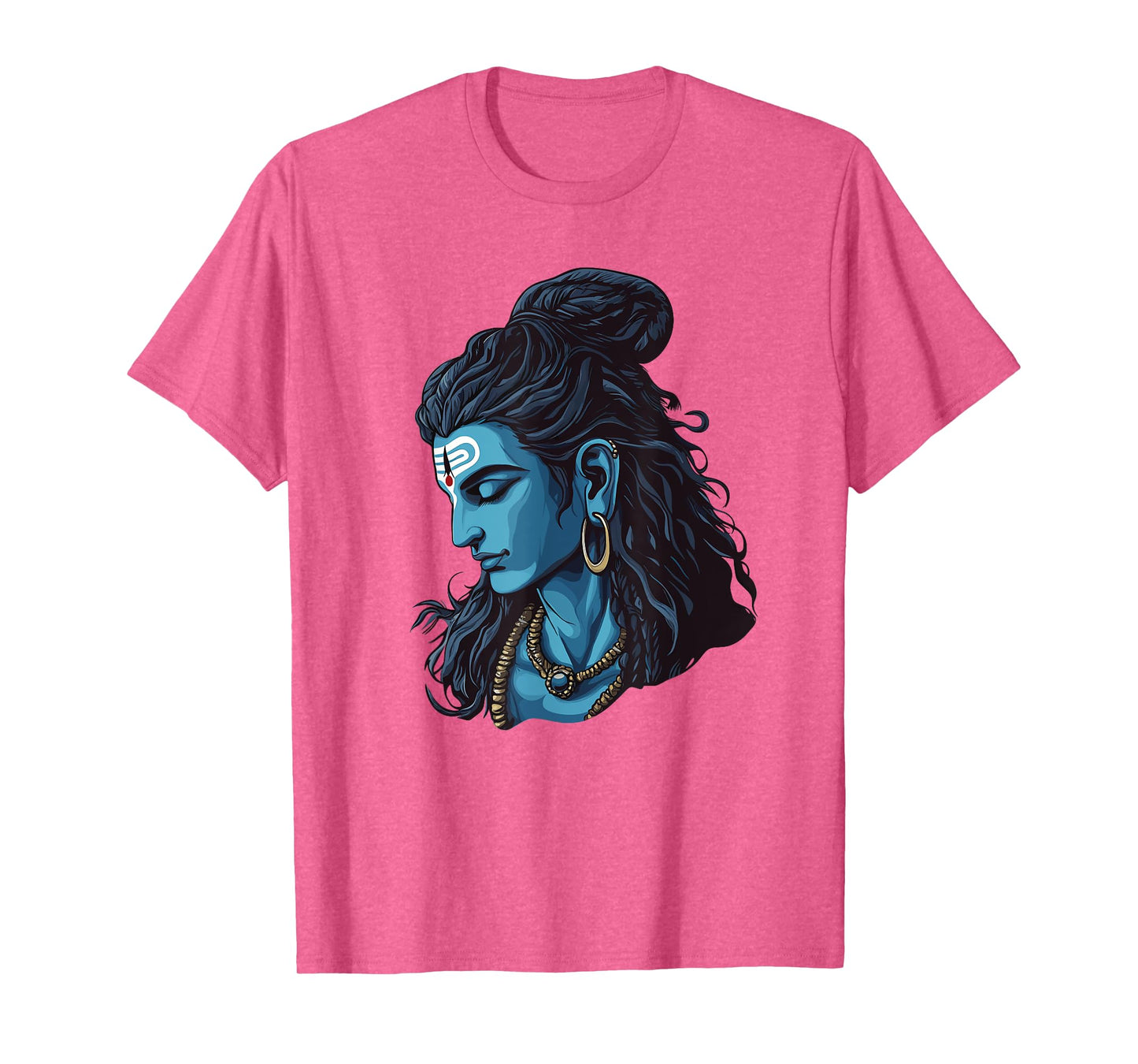 Peaceful Lord Shiva Bholenath with Rudraksha and Tilak T-Shirt