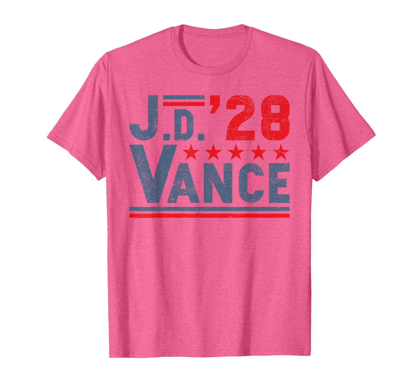 JD Vance 2028 President Election Campaign 28 American Flag T-Shirt