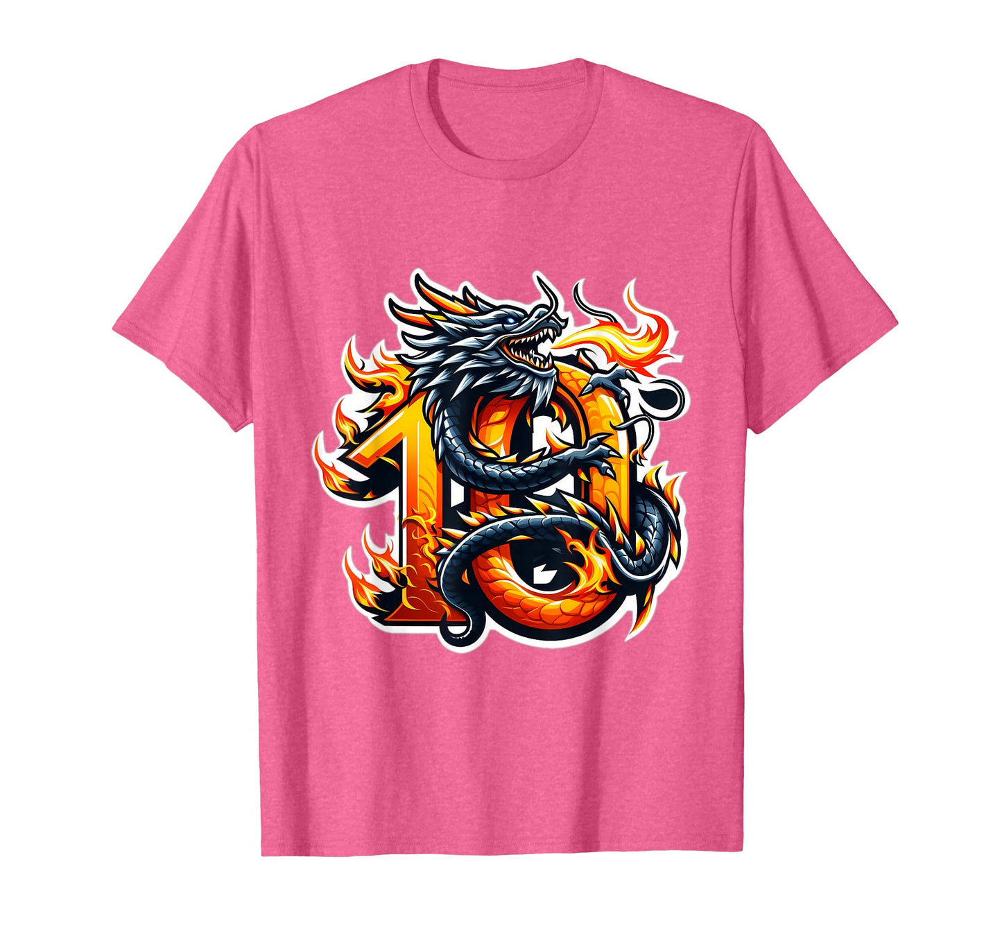 Turning 10 Years Old Dragon Birthday Party 10th Boy, Girl T-Shirt