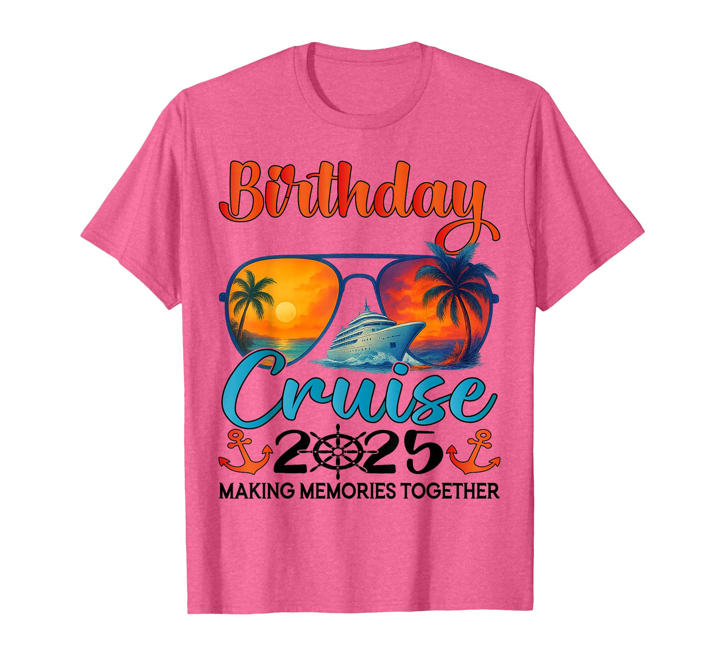 Birthday Cruise 2025 Family Birthday Cruise Groupe Matching T-Shirt
