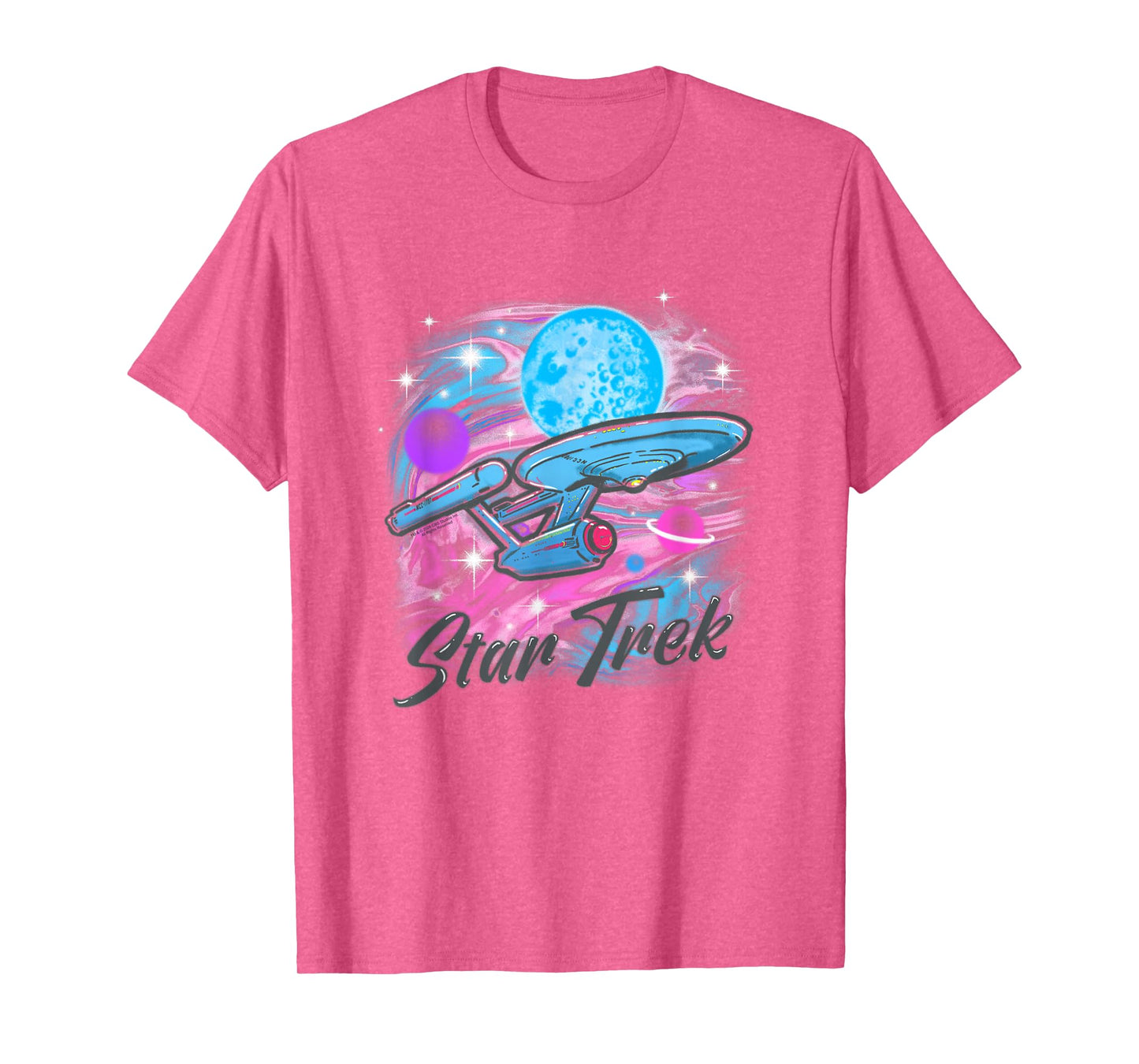 Star Trek: The Original Series Retro Airbrush Enterprise T-Shirt