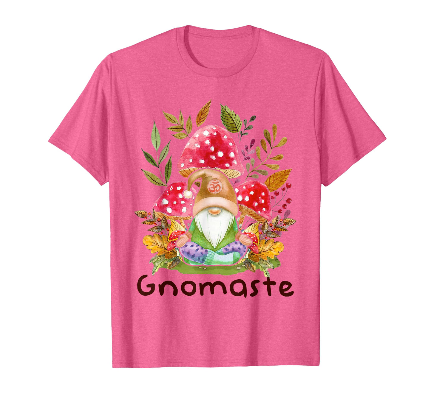 Cute Gnomaste Yoga Gnome Namaste Meditation Zen T-Shirt