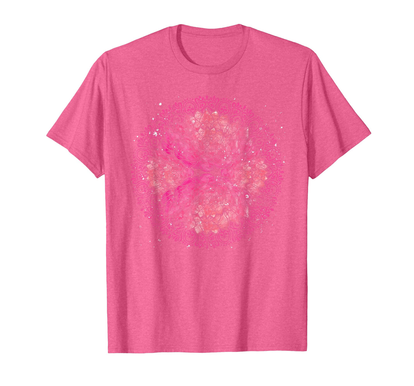 Yoga Flow Meditation Prana Art Flower Blossom Mandala Lotus T-Shirt
