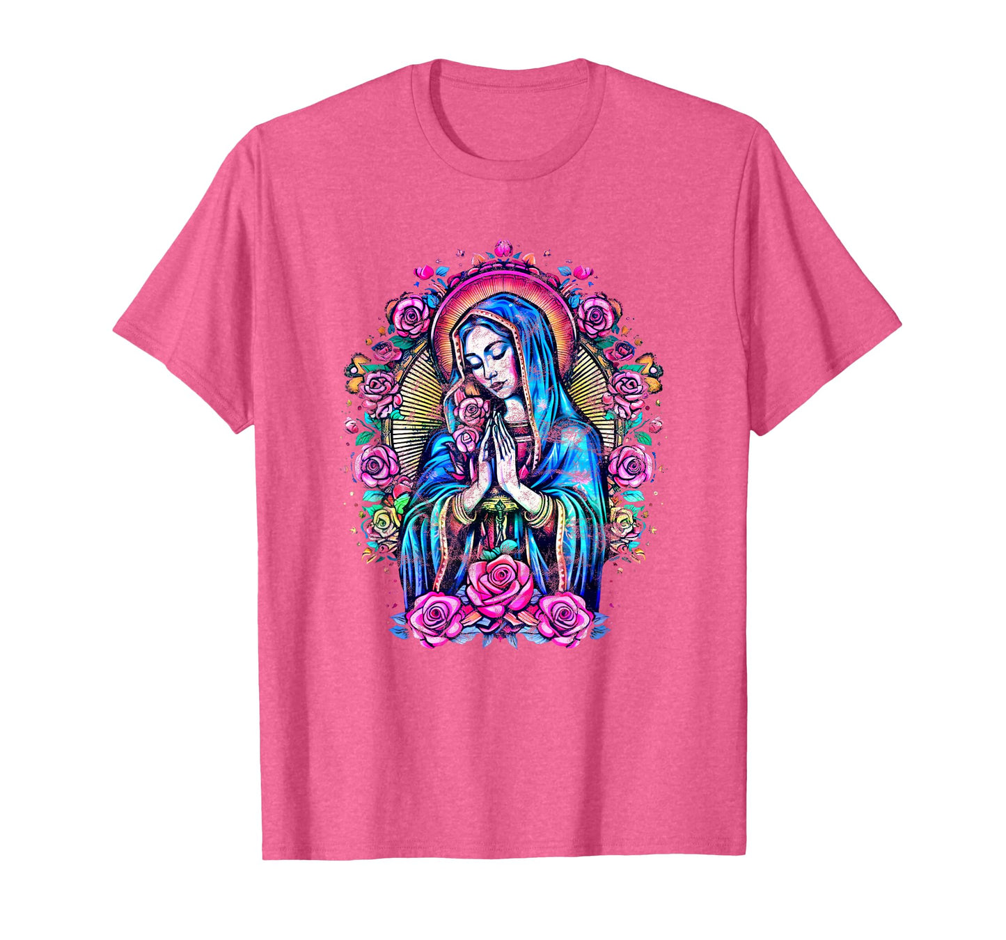 Praying Mary with roses, Christianity, Our Lady of Guadalupe T-Shirt