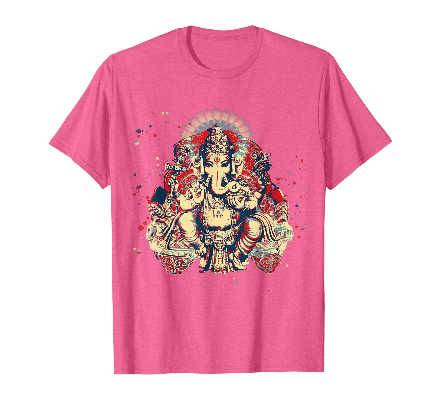 Yoga Shirts Spiritual Hindu God Ganesha T-Shirt Meditation T-Shirt