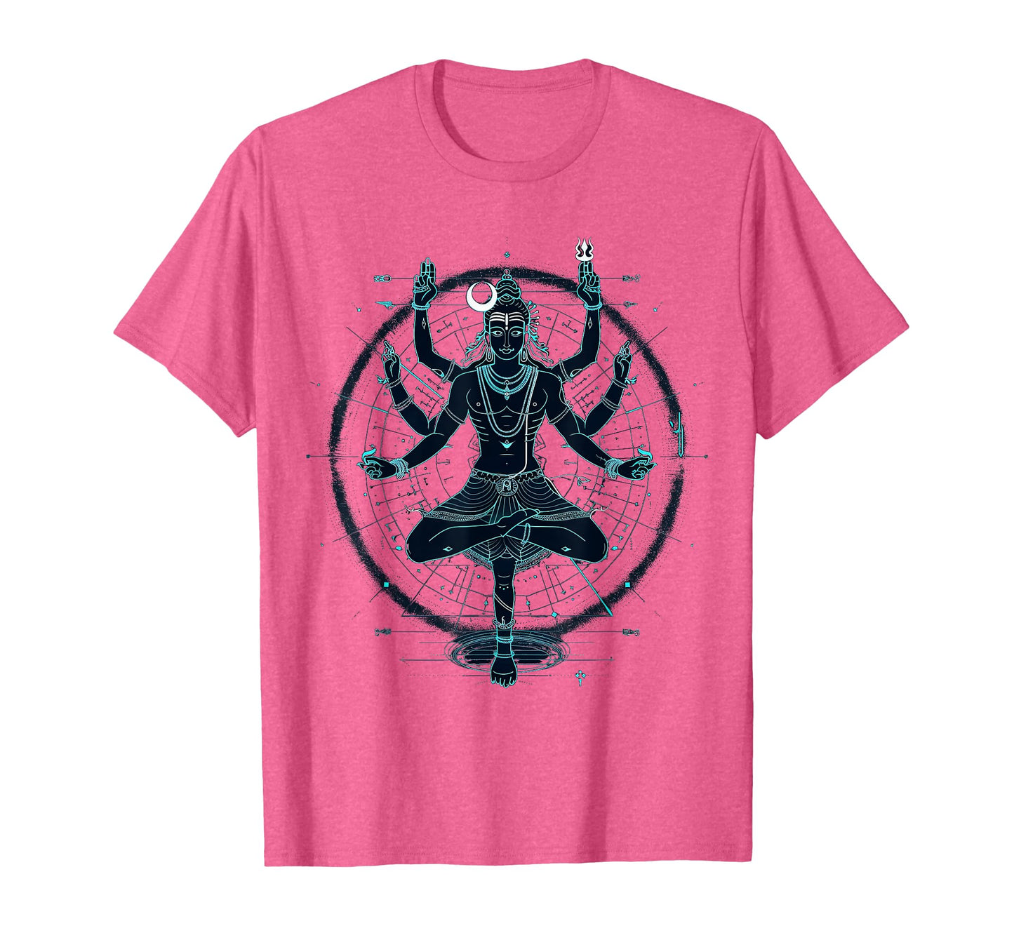 Shiva spiritual hindu god tandava dance yoga meditation T-Shirt