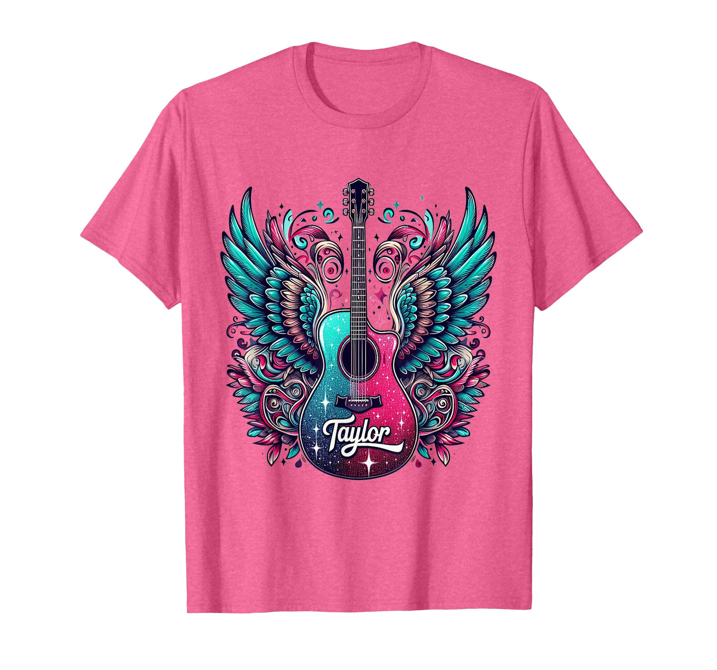 Girl Retro Taylor First Name Personalized Groovy 80's T-Shirt