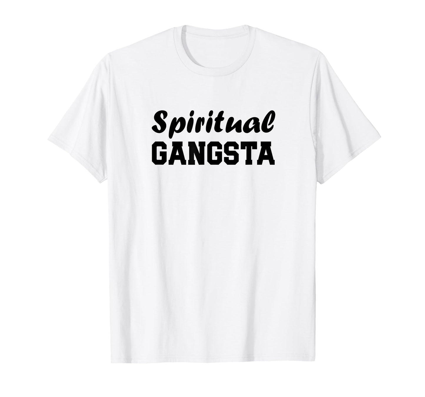 Womens Mens Yogi Shirt Funny Spiritual Gangsta Shirt T-Shirt