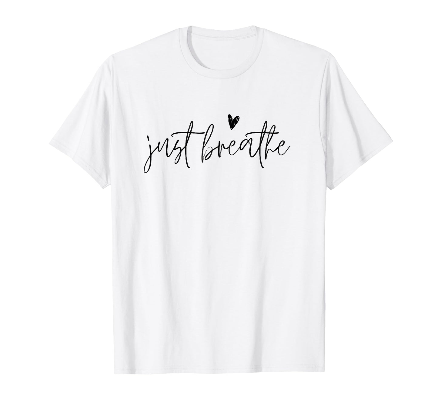 Just Breathe Yogi Yoga Mom Lover Teacher Meditation Men Women Kids T-Shirt