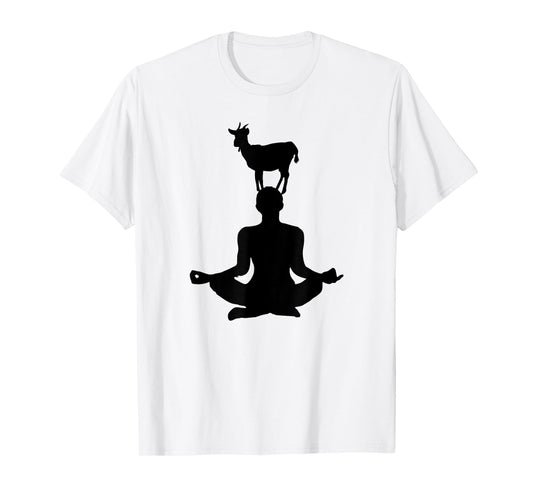 Cute Goat Doing Yoga T-Shirt T-Shirt
