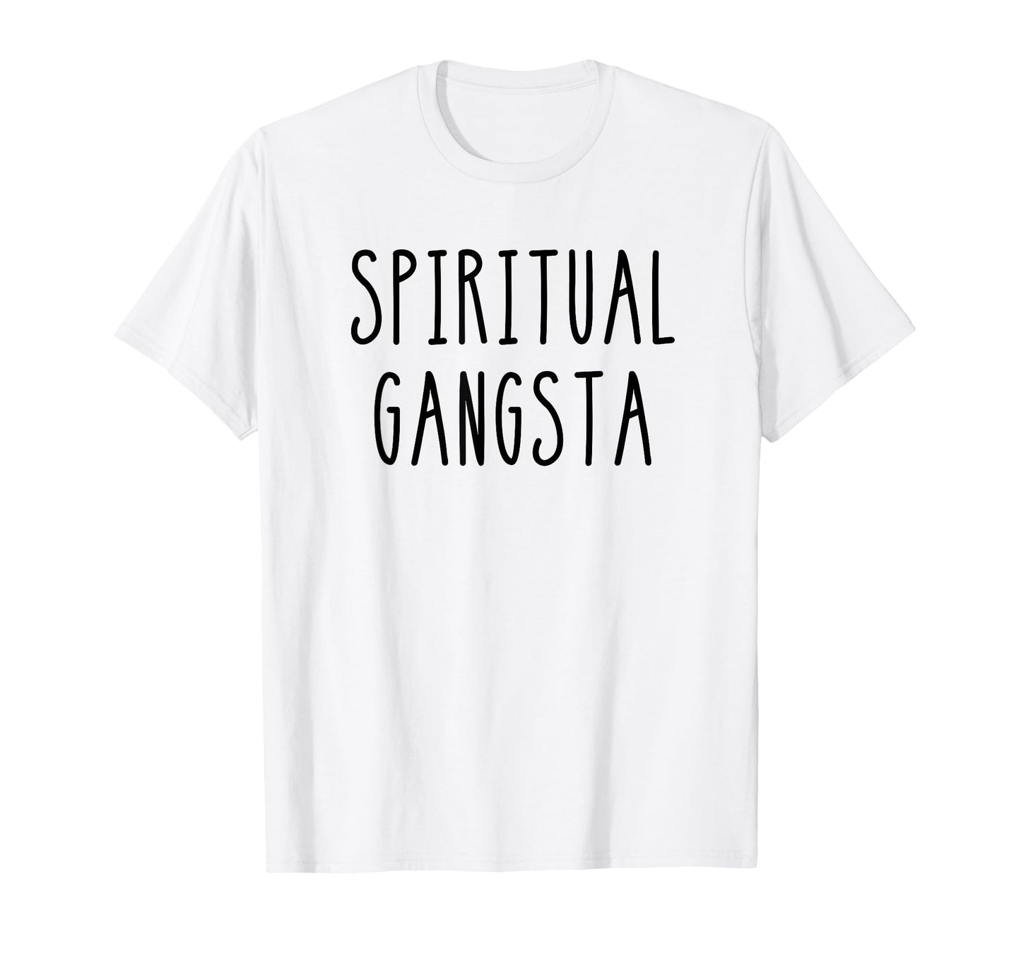 Mens Womens Yogi Funny Yoga Spiritual Gangsta T-Shirt T-Shirt