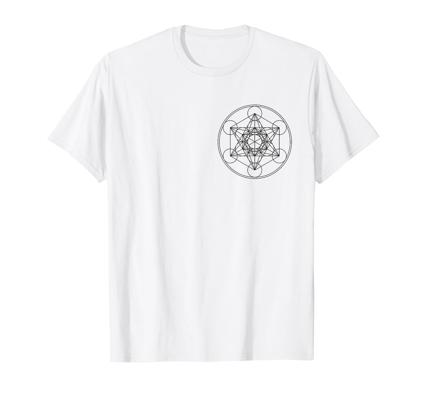 Metatronscube, Sacred Geometry, Platonic Solids, Yoga T-Shirt
