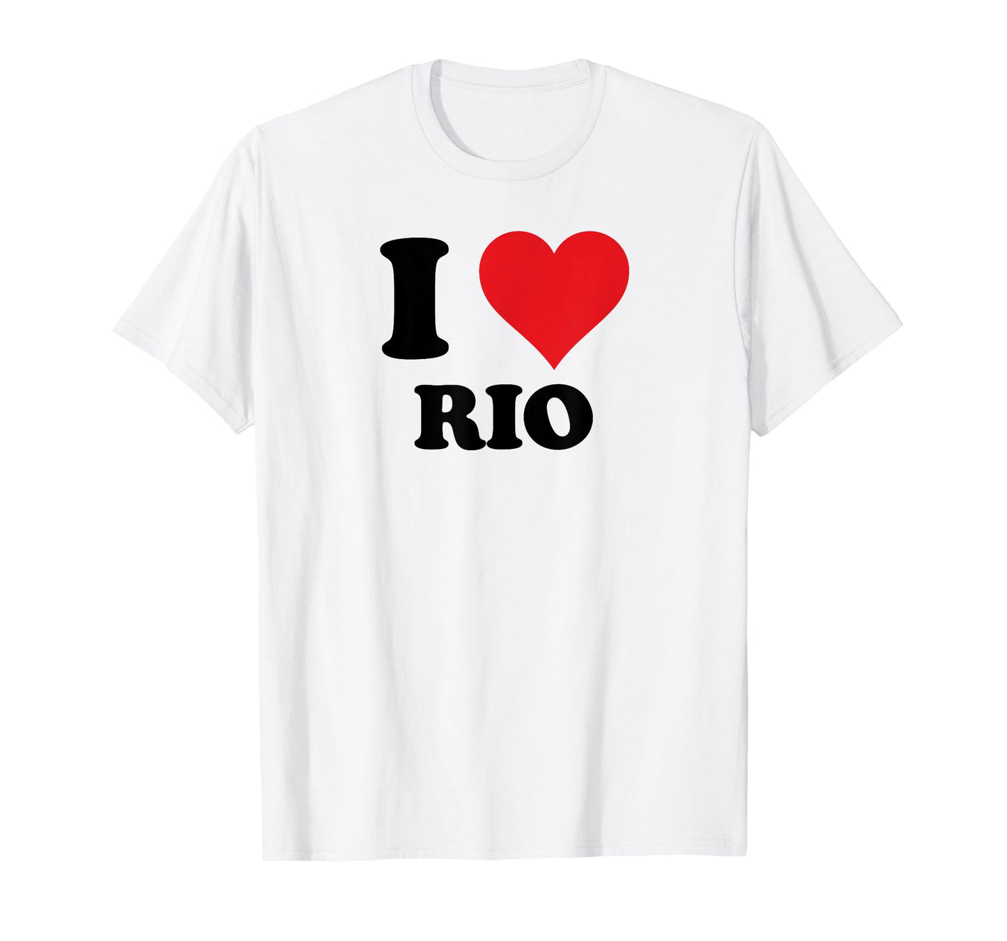 I Heart Rio First Name I Love Personalized Stuff T-Shirt