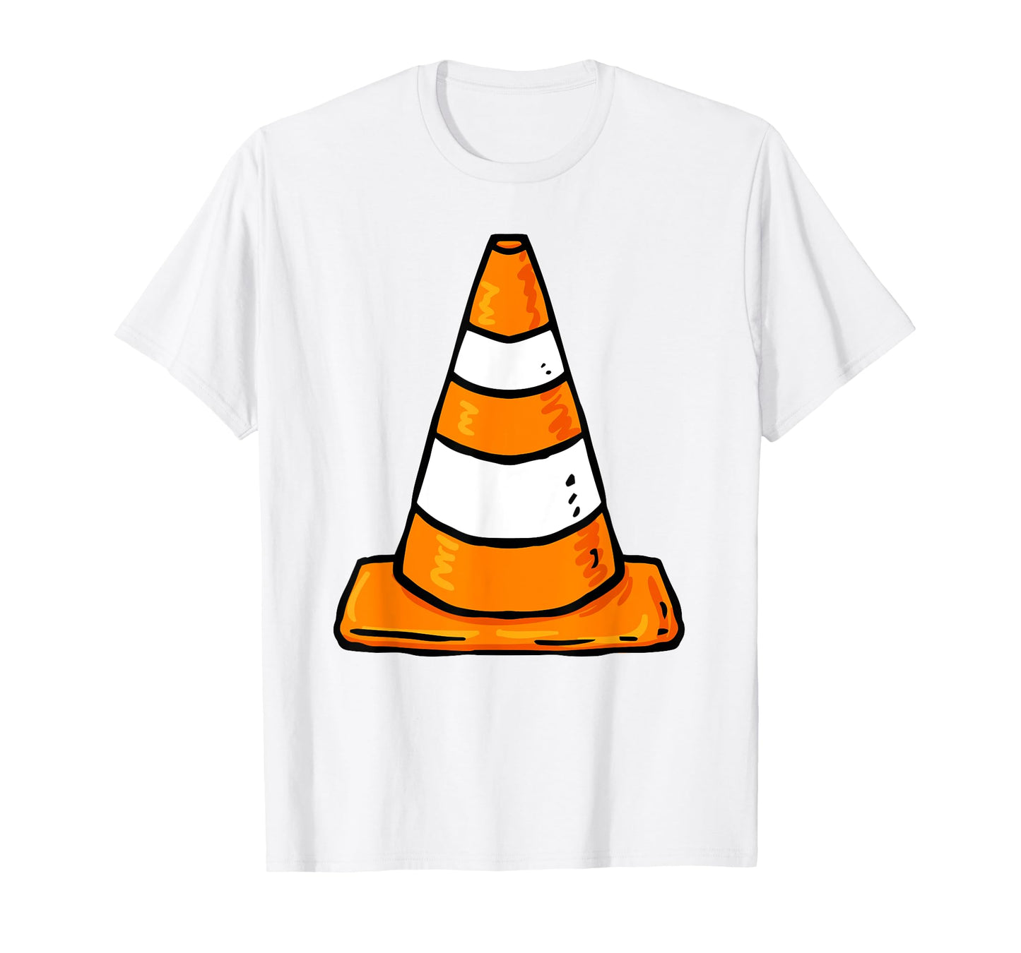 Traffic Cone Costume Group Matching Family Costume T-Shirt