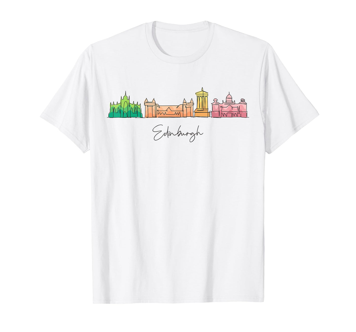 Travel Europe Scotland Edinburgh United Kingdom Vacation Tee T-Shirt