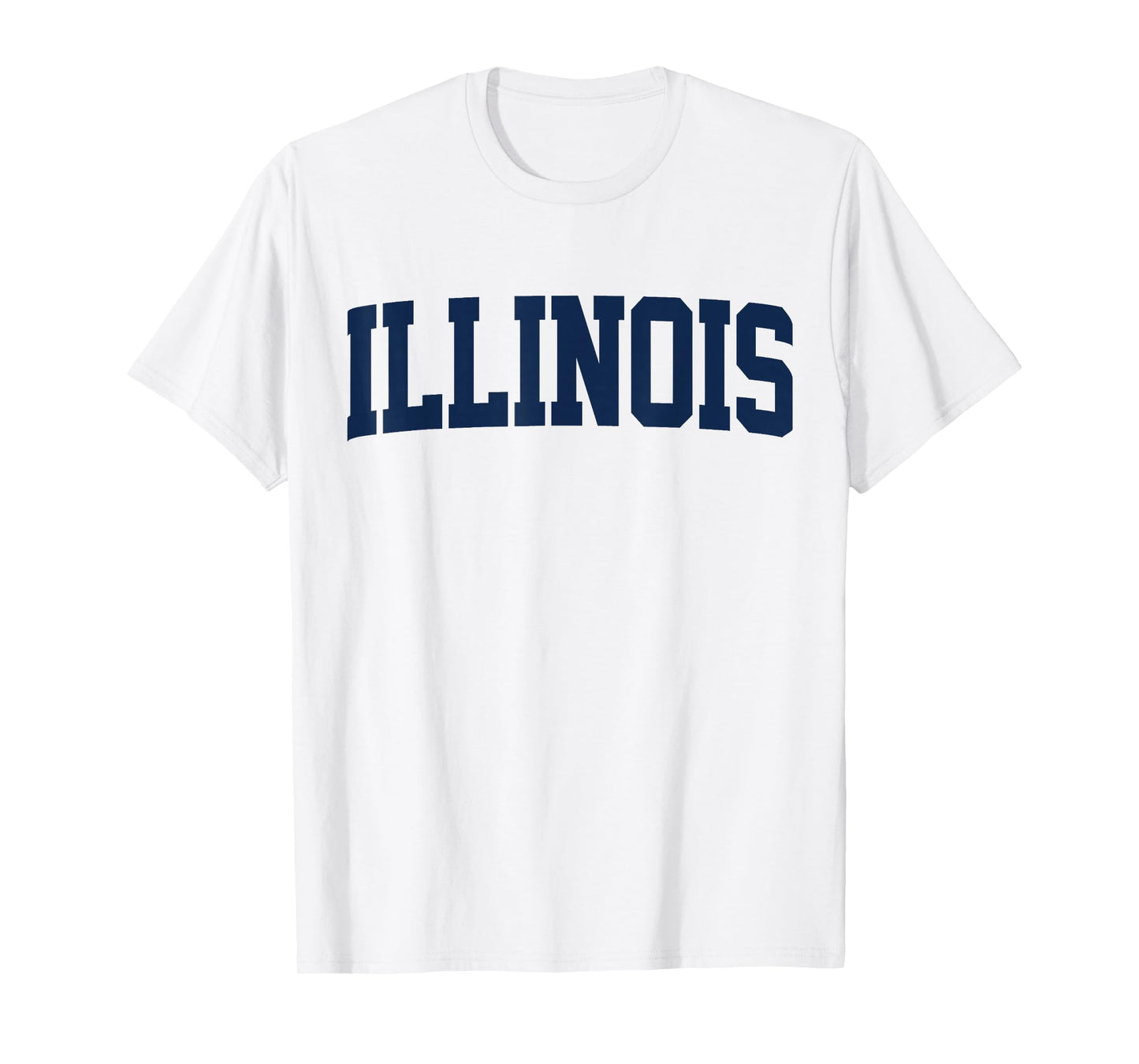 Retro Illinois Tee Vintage Illinois Orange Blue Throwback IL T-Shirt