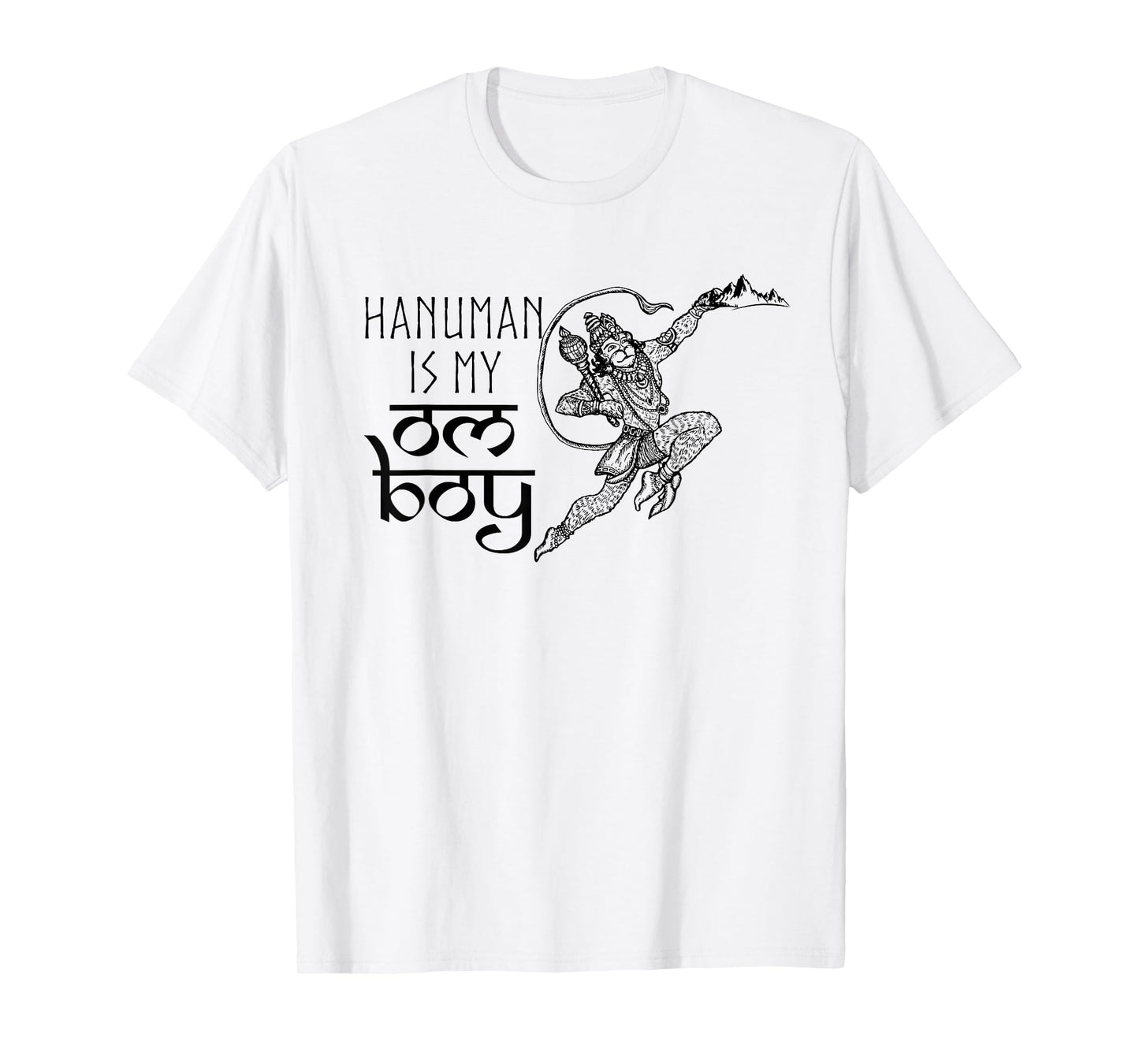 Funny Hanuman Is My Om Boy Hindu God T-Shirt T-Shirt