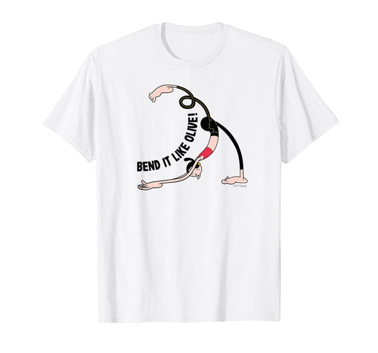 Olive Oyl "BEND IT LIKE OLIVE!" Yoga Tee T-Shirt