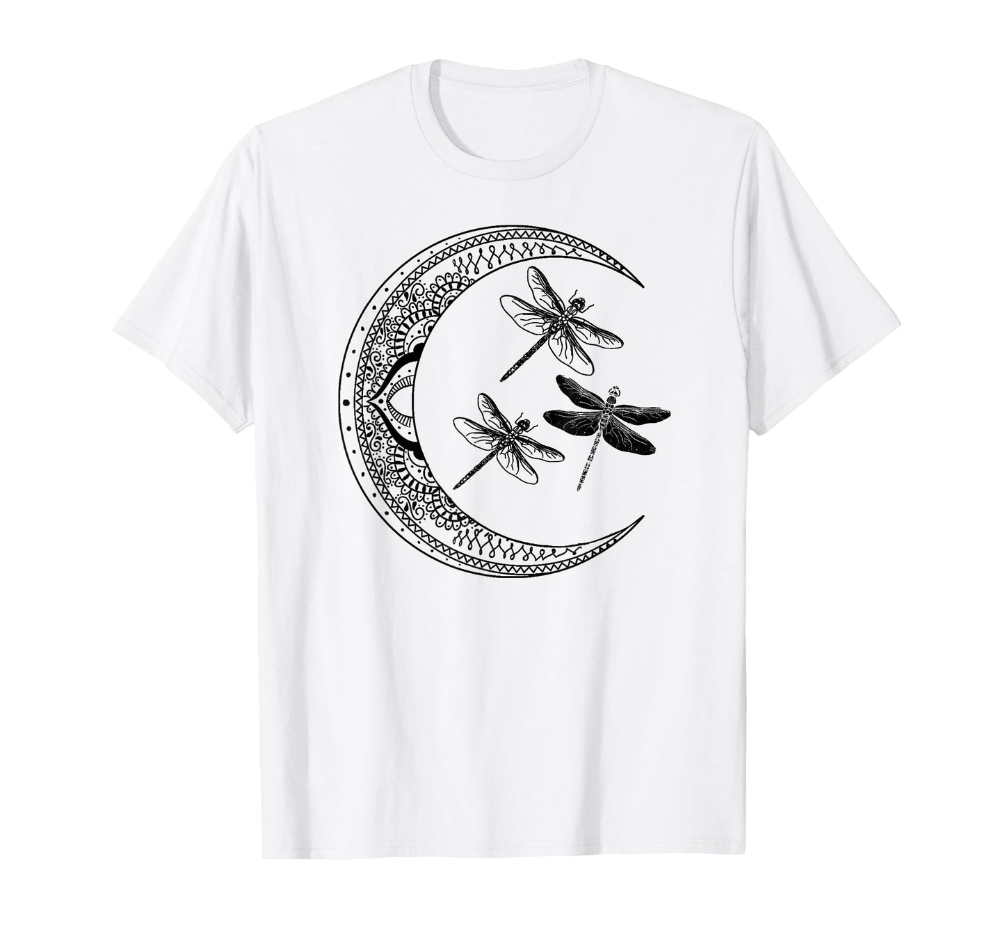 Mandala Dragonfly Gothic Dragonflies T-Shirt