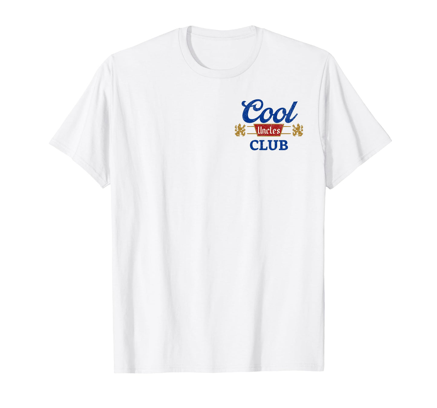 Cool Uncles Club Best Uncle Ever Funny Pocket Fathers Day T-Shirt