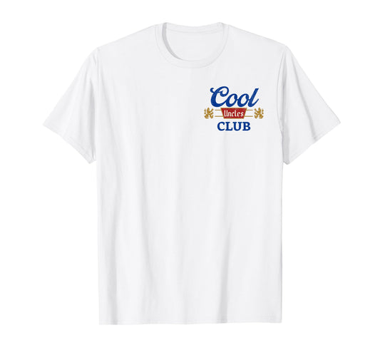 Cool Uncles Club Best Uncle Ever Funny Pocket Fathers Day T-Shirt