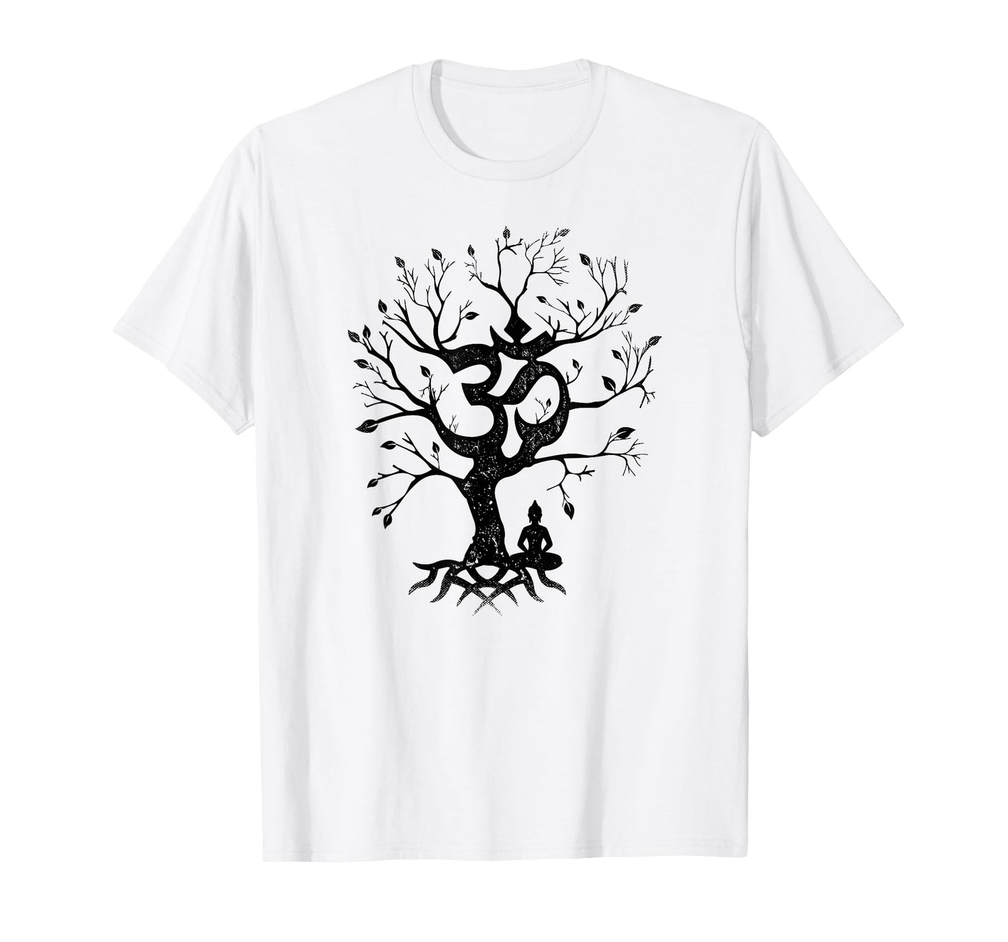 Tree of Life and Ohm Symbol Design for Women or Men Om T-Shirt