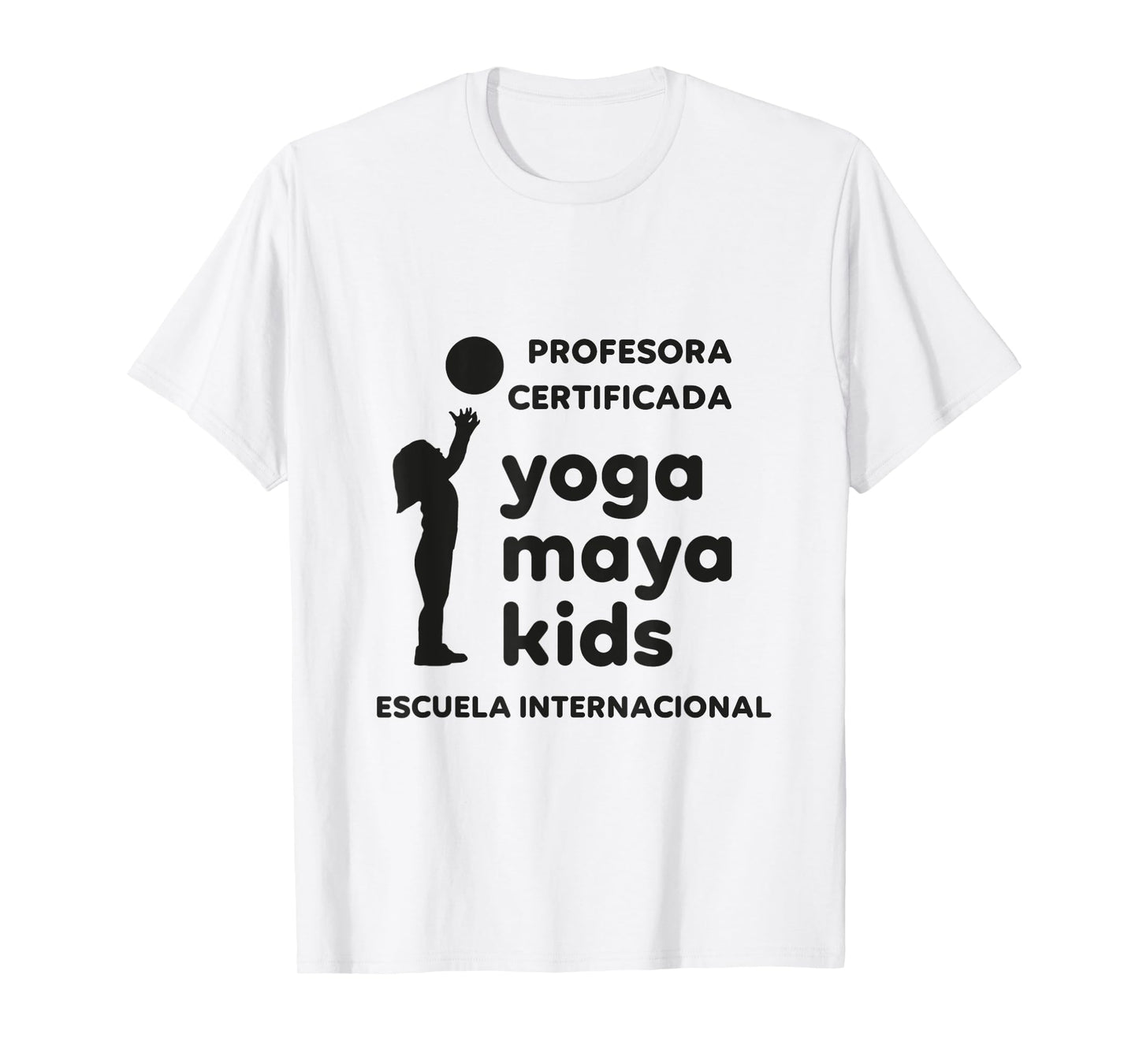 Yoga Maya kids Certified Teacher T-Shirt, Unisex-Adult, Educators, Children, Grey, Small, Short Sleeve, T-Shirt