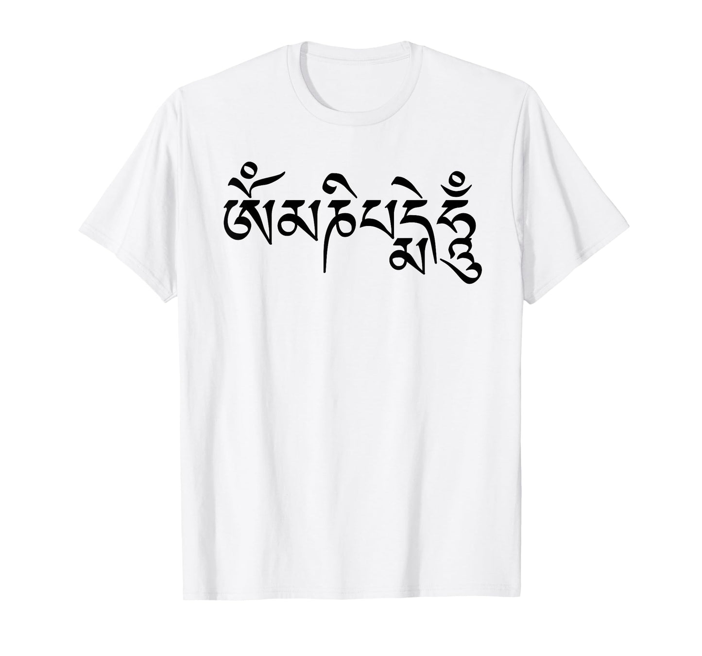 Om Mani Padme Hum- Buddhist Mantra T-Shirt