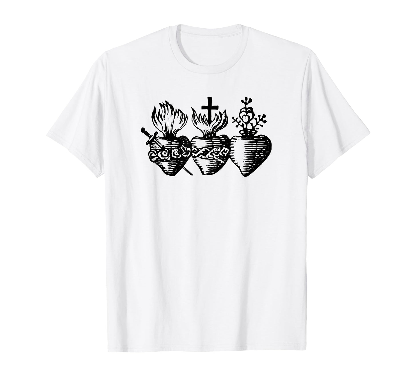 Sacred Heart - Religious Icon Art DTF403a T-Shirt