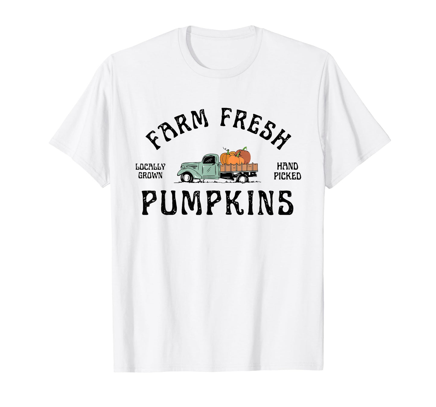 Farm Fresh Pumpkins Vintage Truck Fall Autumn Thanksgiving T-Shirt
