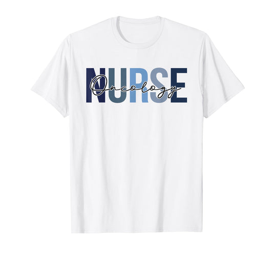 Retro Oncology Nurse Gifts Womens Nursing Apparel T-Shirt