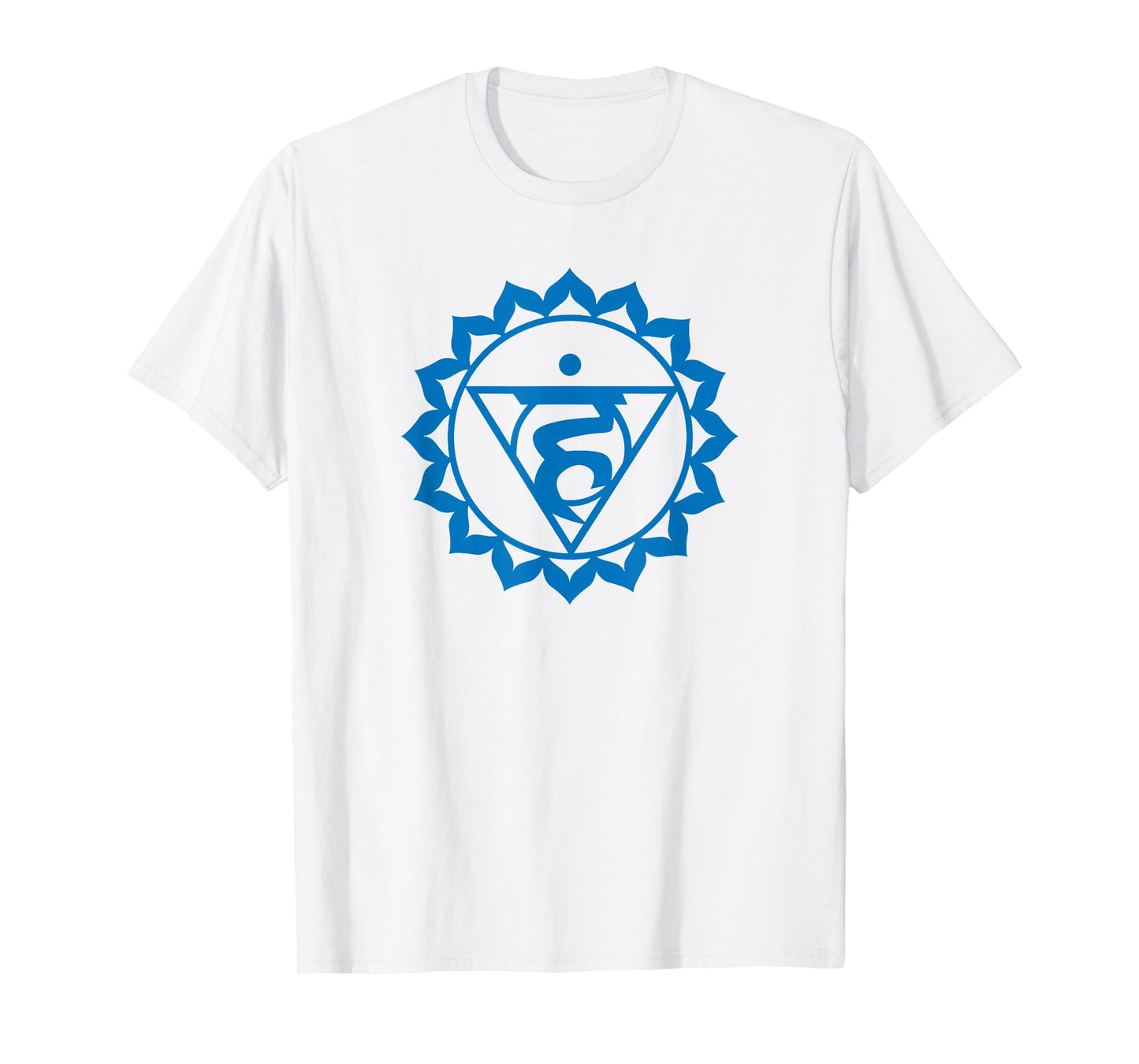Chakra Sacred's Funny Geometry Tee. Yoga Throat